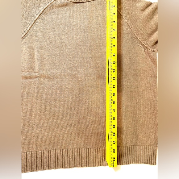 NWT Reduced 50%🩷✅XL Rich Tan Karen Scott Detailed Stiching.Wash Pullover Rich - Picture 5 of 9